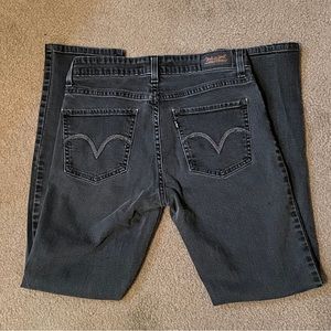 Women’s Levi’s Mid Rise Skinny Black Jeans Size 8 M
